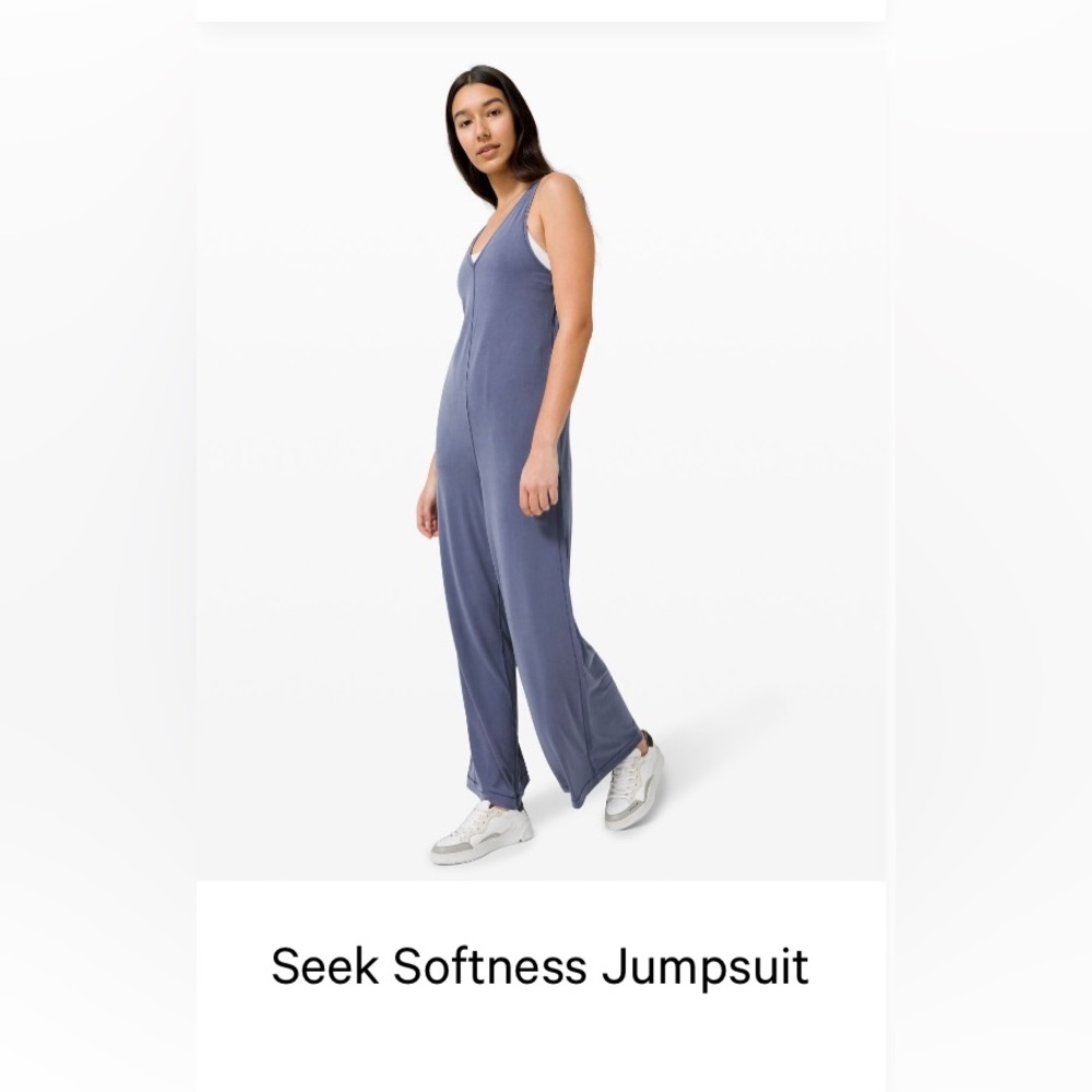 Lululemon Seek Softness Jumpsuit Ink Blue Size 2